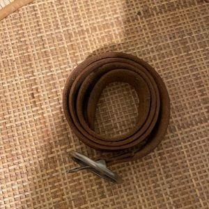 JJill tan leather belt